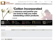 Tablet Screenshot of cottoninc.com
